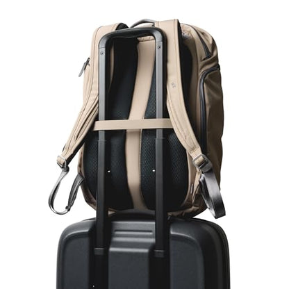 Bellroy Transit Travel Pack Pro (30–38 liter travel backpack, laptop sleeve, RFID protection zip bottle pocket) - Stone - color: Stone