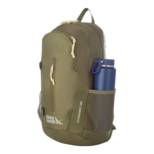 Eddie Bauer Stowaway Packable Backpack | Travel | Outdoor | Lightweight | Foldable | Durable | Ripstop Polyester | 20L - Irish Green - color: Irish Green, size: 20L