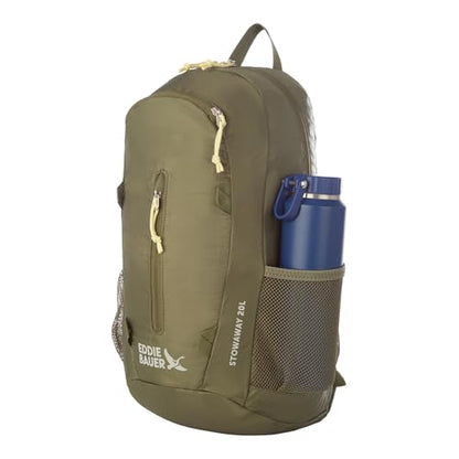Eddie Bauer Stowaway Packable Backpack | Travel | Outdoor | Lightweight | Foldable | Durable | Ripstop Polyester | 20L - Irish Green - color: Irish Green, size: 20L
