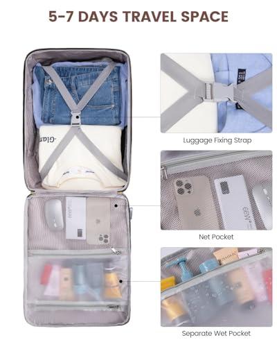 LOVEVOOK 40L Travel Backpack for Women & Men, Airline Approved Carry On Luggage with 3 Packing Cubes, TSA Overnight Bags, Waterproof Personal Item Bag, Weekender Essentials Backpacks fits 17" Laptop - color: Coffee-beige-black, size: Large