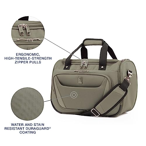 Travelpro Maxlite 5 Softside Lightweight Underseat Carry-On Travel Tote, Overnight Weekender Bag - color: Slate Green