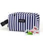 Freezable Lunch Bag,Freezable Snack Bag,Mini Cooler Bag for Travel/Work/School,Small Insulated Bag,Small Cooler Lunch Box with Ice Packs,Insulated Snack Bag,Freezable Snack Box with Handle Buckle - color: Blue Stripes