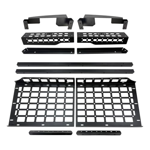 HIGH FLYING for Toyota RAV4 2026 2027 Interior Storage Molle Panel Cargo Shelf Trunk Organizer Luggage Carrier Rack Modular System Aluminum (Middle Shelf) - size: 2026 2027 Middle Shelf