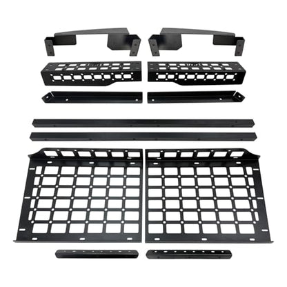 HIGH FLYING for Toyota RAV4 2026 2027 Interior Storage Molle Panel Cargo Shelf Trunk Organizer Luggage Carrier Rack Modular System Aluminum (Middle Shelf) - size: 2026 2027 Middle Shelf