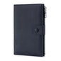Genuine Leather RFID Blocking Passport Holder Wallet, Multi-Functional Travel Document Organizer with Zipper Pocket, Includes SIM Card Ejector Pin (Black) - color: Black