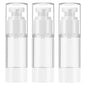 Qeuly 3 Pack Airless Pump Bottles 1 oz Travel Size Pump Bottle Lotion Container Refillable Cosmetic Pump Dispensers for Foundation Moisturizer Shampoo Toiletry (SN-30) - color: Sn-30
