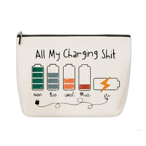 ShiQiao Spl Charging Travel Makeup Bags for Women Charger Cosmetic Bags Electronics Bag Organizer Toiletry Pouch for Women Birthday Christmas Gifts for Girls Charging Cable Organiser Pouches Bag - style: All My Charging
