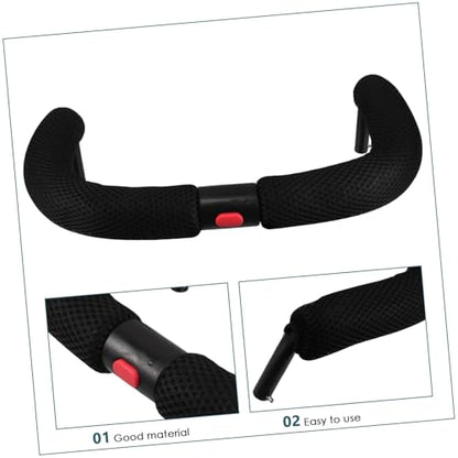 Stroller Handlebar Protector Soft Mesh Sponge Armrest Cover for Pram Gentle Skin Easy Installation for Various Models