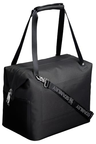 Stanley All Day Julienne Soft Cooler Bag and Lunch Box | Insulated Travel Bag with Zipper | BPA-Free - color: Black, style: Max