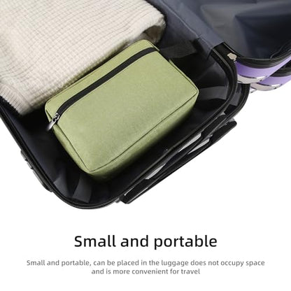 Icramsy Travel Toiletry bag Toiletry bag for women men Hanging Cosmetic bag Travel accessories for Women Men (Grass green) - color: Grass green