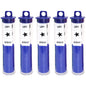 Ahoper Right Left Center Dice Game Prime Set Bundle with 3 Dices + 30 Chips. Round Tube Storage is Very Convenient for Travel. Easy to Store, Carry Around. (Blue 5 Pack) - color: Blue 5 Pack
