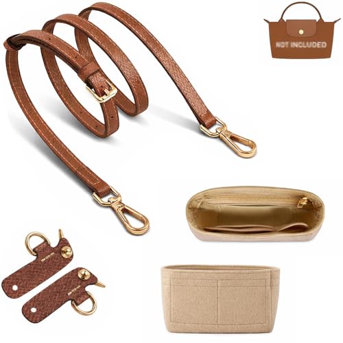 Chispee Leather Shoulder Strap Replacement Set, Adjustable Purse Strap Extender for Crossbody Bag Conversion - color: Style K