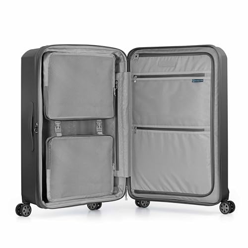 Traveler's Choice Pagosa Hardshell Expandable Luggage with Spinner Wheels, Gray, 30-Inch Large - color: Gray, size: 30-Inch Large