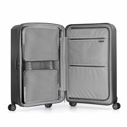 Traveler's Choice Pagosa Hardshell Expandable Luggage with Spinner Wheels, Gray, 30-Inch Large - color: Gray, size: 30-Inch Large