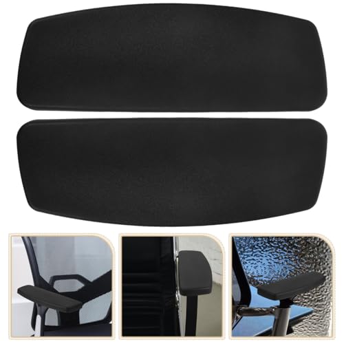 Unomor Office Armrest Pads 9.44X3.26X0.59In Anti Slip Desk Arm Rest Replacement Supports for Office and Gaming Injection Molded Armrest Covers