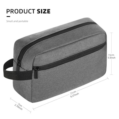 Icramsy Travel Toiletry bag Toiletry bag for women men Hanging Cosmetic bag Travel accessories for Women Men (Grey) - color: Grey