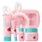 QUIYUM Watermelon Skin Care for Teen Girls, Daily Routine Skincare Sets- Smooth, Clean, Oil Control, Firm, Hydrate, Glow Up, for All Skin 4PCS, Mother's Day Birthday Gift for Women, Wife, Girlfriend - size: 4pc