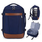 ECOHUB 19" Travel Backpack for Men Women 19x7.1x12.6 Spirit Airlines Personal Item Bag Backpack with Wet Compartment,Blue - color: Blue