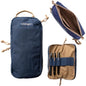 LOCHBY® Venture Pouch | Multipurpose Tactical Tool Bag | Water Resistant Waxed Canvas | Dual-Sided Zipper Pouch | for Motorcycle, Bike, EDC, Pen, Pencil, Art, Tech & Travel