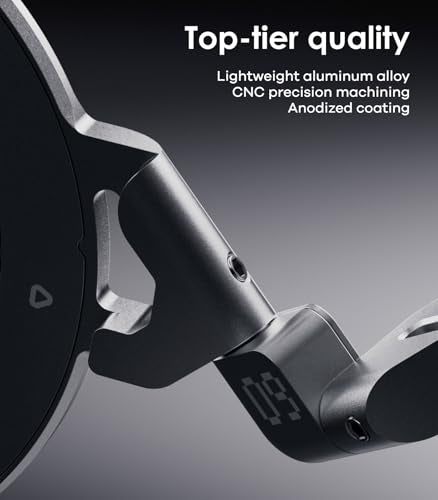 Aulumu G09 Magnetic Ring Grip | Omnidirectional Rotation | MagSafe Compatible | Aluminium Alloy Construction | Stable Dual-Sided Magnetic Attachment | Includes Handle Ring Phone Stand- Black - color: Black