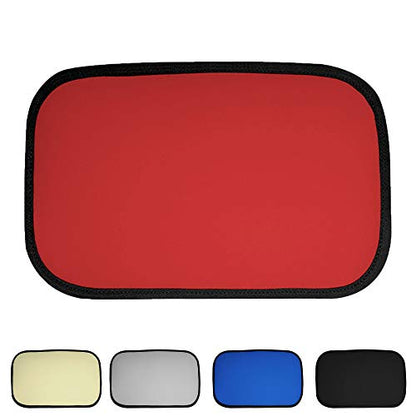 FH Group Faux Leather Center Console Armrest Cushion, Luxury Seat Box Cover Protector fits Most Cars, SUVs, and Trucks Black - color: Black, style: Console Cover (Plain)