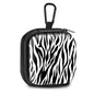 Square Data Cable Earbud Charger Coin Storage Bag Shockproof and Drop-Proof EVA Material Compatible with AirPod(Zebra) - color: Zebra