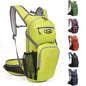 Hiking Daypack Waterproof Biking Backpack 15L Lightweight Durable Backpack for Ski Snowboarding Running MTB Cycling - color: Lime