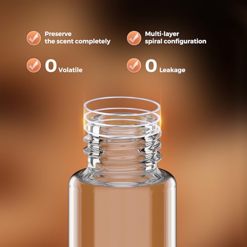 kuangre 10ml Atomizer Perfume Spray Bottle, Empty Cologne Dispenser, Portable Sprayer Travel Essentials for Many Scenes Gifts. - color: Starry Orange-10ml