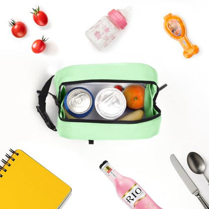 Cerbonny Small Cooler Bag Freezable Lunch Bag for Work School Travel, Leak-proof, 3.5L, Mint Green - color: Mint Green - Large
