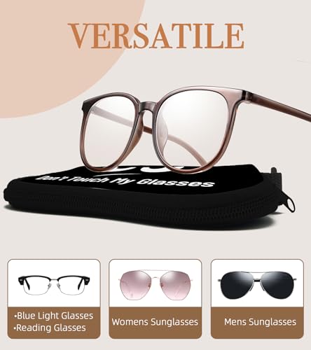 Sunglasses Case Soft Glasses Cases for Women Pouch Eyeglass Bag Eye Glass Kids Girls Sun Glasses Cute Kawaii - color: Angry Face