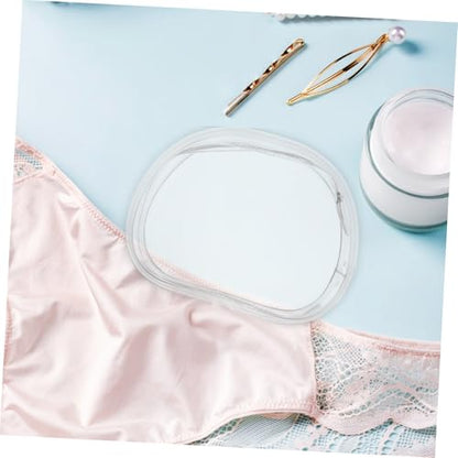 Invisible Storage Bag Travel Organizer for Breast Covers Underwear Bag for Women Capacity Zippered Pouch for for Travel and Everyday Use