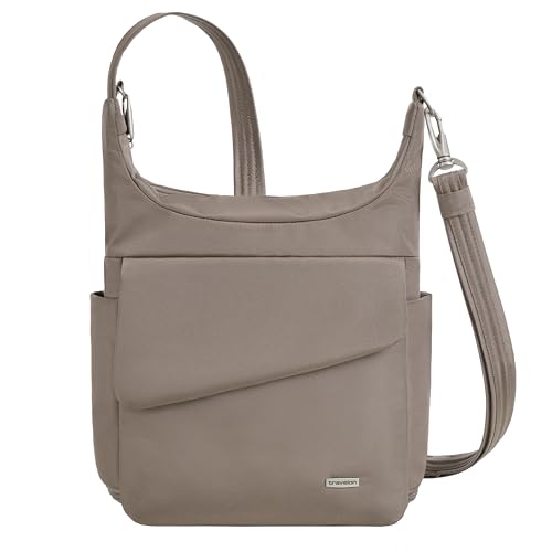 Travelon Anti-Theft Classic Messenger Bag - color: Hazelnut
