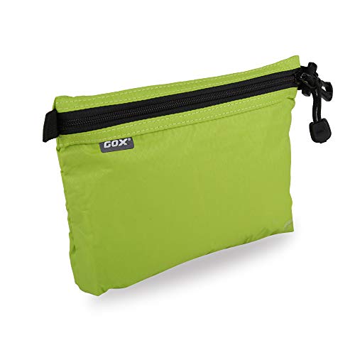 GOX Travel Toiletry Bag, Carry On Small Zipper Pouch, Cosmetic Kit Makeup, Digital Bag, Water Repellent Nylon (Green) - color: Green