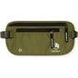 VENTURE 4TH Money Belt for Travel – Slim Hidden Under-Clothes RFID Blocking Anti-Theft Passport Holder & Travel Wallet Pouch for Men & Women to Protect Cash, Cards & Documents (Green) - color: Green