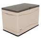 LIFETIME 60103 Deck Storage Box, 80 Gallon, Desert Sand/Brown - color: Desert Sand/Brown, size: 80 Gallon