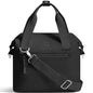 GLORIEROO Pastel Lunch Box Women | Insulated Soft Waterproof Leakproof Lunch Bag Cooler | Adjustable Strap | BPA-Free - color: Midnight Black