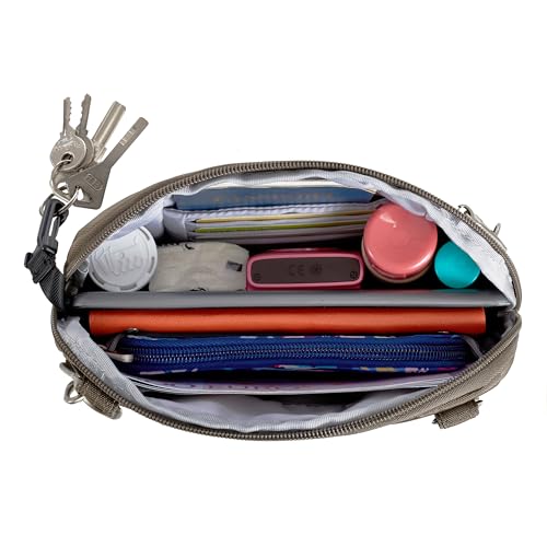Travelon Anti-Theft Classic Convertible Crossbody & Waist Pack - color: Nutmeg
