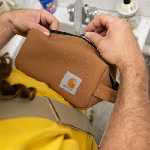 Carhartt Durable Travel Kit, Organize Essentials W/the Water Resistance Toiletry Bag, Early Fog - color: Early Fog