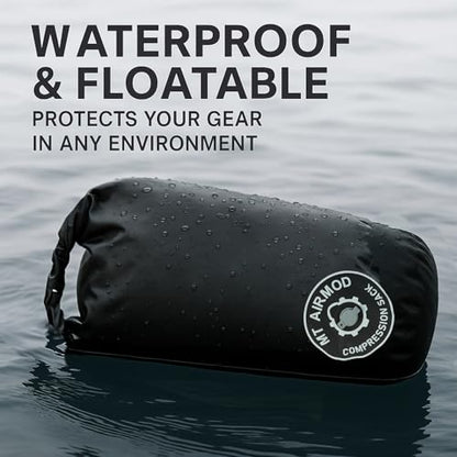MT 70D eVac Compression Sack 38L – Ultralight Waterproof Dry Bag with Air Valve | Roll Top Floating Stuff Sack for Camping, Hiking, Boating & Travel