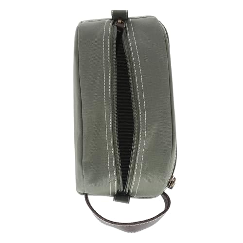Timberland Men's Toiletry Bag Canvas Travel Kit Organizer - color: Olive