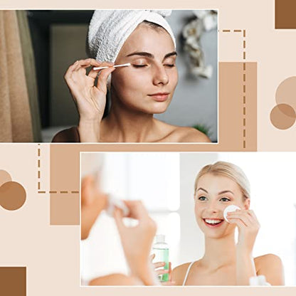 Tondiamo 100 Set Hotel Vanity Kit Individually Wrapped Hotel Amenities Disposable Travel Size Hospitality Supplies, Include Cotton Pads, Cotton Swabs, Nail File for Motels Makeup Toiletry Shelter