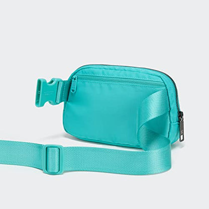 Pander Cross Body Fanny Pack for Women, Fashion Waist Packs, Crossbody Bags, Belt Bag with Adjustable Strap (Waterspout). - color: Cyan Blue