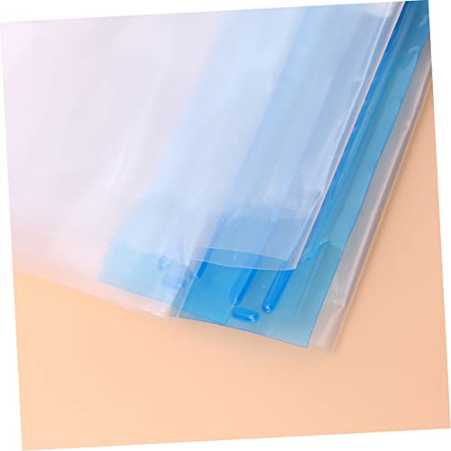 Holibanna 10pcs Vacuum Compressed Roll up Seal Bags for Travel Storage for Clothes Organize and Maximize Packing Space Pe Material Transparent Design