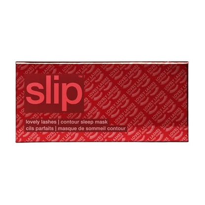 slip Pure Silk Contour Sleep Mask: Protect Your Delicate Lashes with Our Innovative, Lash-Friendly Design. Experience Uninterrupted Beauty Sleep with Slipsilk™ Comfort, 1 Contour Mask, Scarlet - color: Scarlet