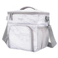 Bentgo Prep Deluxe Insulated Multimeal Bag - Lunch Box Bag, Holds 5 Meals, Premium Insulation up to 8 Hrs, Durable, Water-Resistant - Large Capacity For Adult Meal Prep (White Marble) - color: White Marble