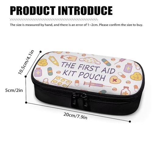 Insulin Cooler Travel Case for Women Waterproof, Diabetic Medication Insulated Cool Organizer with Zipper for The Daily Life and Trip - The First Aid Kit Pouch - color: The First Aid Kit Pouch