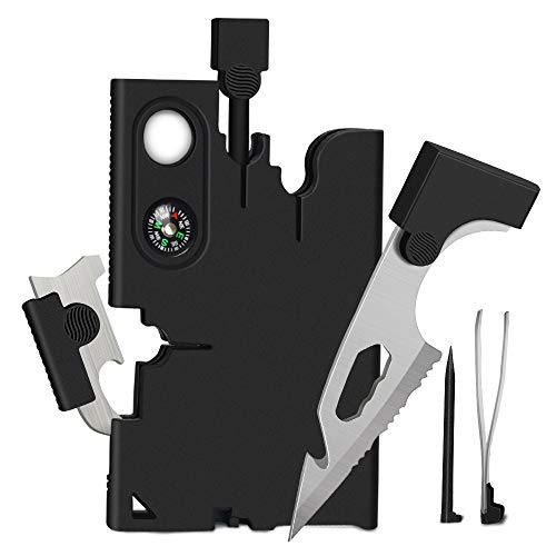 20-in-1 Snowflake Multi Tools & Upgraded Credit Card Tool - Christmas Birthday Gifts for Adult Men Women