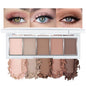 Matte Eyeshadow Palette,Peach Nude Neutral Eye Shadow,Rosy Beige Taupe Brown Eyeshadow,Soft Blendable Natural Makeup,Long Lasting Waterproof Eyeshadow for Daily Office Soft Glam Look,Sombra de Ojos 02 - color: B02