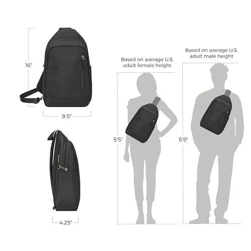 Travelon Anti Theft Urban Sling Bag - color: Black