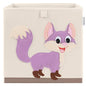 Foldable Animal Cube Storage Bins Fabric Toy Box/Chest/Organizer for Kids Nursery, 13 inch (Fox) - color: Fox